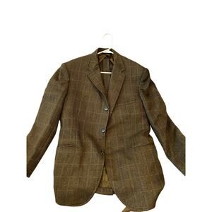 Number Six Por Larrys Brown Tweed Jacket
